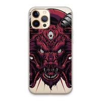 CaseCompany Hell Hound and Serpents: iPhone 13 Pro Max Transparant Hoesje