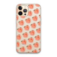 CaseCompany Just peachy: iPhone 13 Pro Max Transparant Hoesje