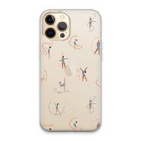 CaseCompany Dancing #3: iPhone 13 Pro Max Transparant Hoesje