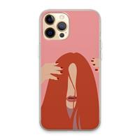 CaseCompany Woke up like this: iPhone 13 Pro Max Transparant Hoesje