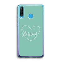CaseCompany Forever heart pastel: Huawei P30 Lite Transparant Hoesje