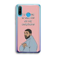 CaseCompany Hotline bling: Huawei P30 Lite Transparant Hoesje
