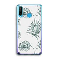CaseCompany Simple leaves: Huawei P30 Lite Transparant Hoesje