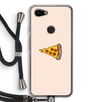 CaseCompany You Complete Me #1: Pixel 3a Transparant Hoesje met koord