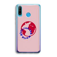 CaseCompany Run The World: Huawei P30 Lite Transparant Hoesje