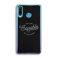 CaseCompany Capable: Huawei P30 Lite Transparant Hoesje
