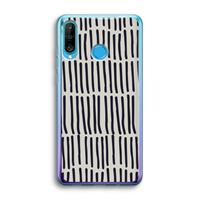 CaseCompany Moroccan stripes: Huawei P30 Lite Transparant Hoesje