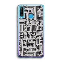 CaseCompany Moroccan Print: Huawei P30 Lite Transparant Hoesje