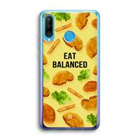 CaseCompany Eat Balanced: Huawei P30 Lite Transparant Hoesje