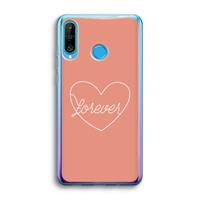 CaseCompany Forever heart: Huawei P30 Lite Transparant Hoesje