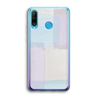 CaseCompany Square pastel: Huawei P30 Lite Transparant Hoesje