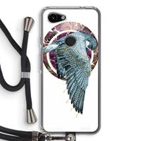 CaseCompany Golden Falcon: Pixel 3a Transparant Hoesje met koord