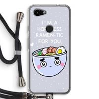 CaseCompany I'm A Hopeless Ramen-Tic For You: Pixel 3a Transparant Hoesje met koord