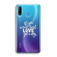CaseCompany Partner in crime: Huawei P30 Lite Transparant Hoesje