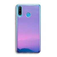 CaseCompany Sunset pastel: Huawei P30 Lite Transparant Hoesje
