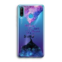 CaseCompany Stars quote: Huawei P30 Lite Transparant Hoesje