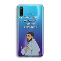 CaseCompany Hotline bling: Huawei P30 Lite Transparant Hoesje