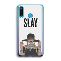 CaseCompany Slay All Day: Huawei P30 Lite Transparant Hoesje