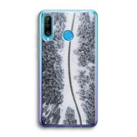 CaseCompany Snøfall: Huawei P30 Lite Transparant Hoesje