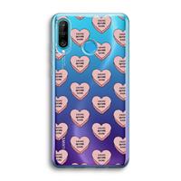 CaseCompany Chicks before dicks: Huawei P30 Lite Transparant Hoesje