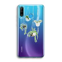 CaseCompany Hang In There: Huawei P30 Lite Transparant Hoesje