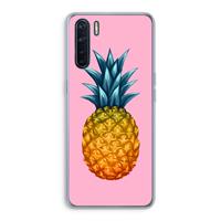 CaseCompany Grote ananas: Oppo A91 Transparant Hoesje