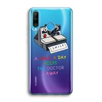 CaseCompany Smile: Huawei P30 Lite Transparant Hoesje