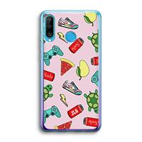 CaseCompany Things Jamie Loves: Huawei P30 Lite Transparant Hoesje