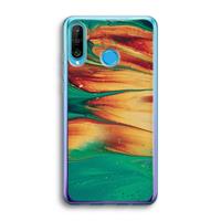 CaseCompany Green Inferno: Huawei P30 Lite Transparant Hoesje