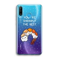 CaseCompany You're Shrimply The Best: Huawei P30 Lite Transparant Hoesje