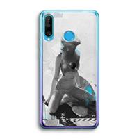 CaseCompany I will not feel a thing: Huawei P30 Lite Transparant Hoesje