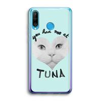CaseCompany You had me at tuna: Huawei P30 Lite Transparant Hoesje