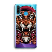 CaseCompany Tiger and Rattlesnakes: Huawei P30 Lite Transparant Hoesje