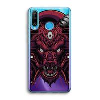 CaseCompany Hell Hound and Serpents: Huawei P30 Lite Transparant Hoesje