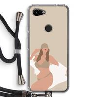 CaseCompany One of a kind: Pixel 3a Transparant Hoesje met koord