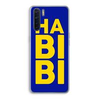CaseCompany Habibi Blue: Oppo A91 Transparant Hoesje