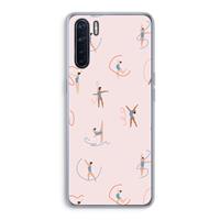 CaseCompany Dancing #3: Oppo A91 Transparant Hoesje