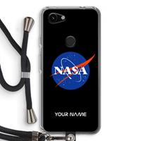 CaseCompany NASA: Pixel 3a Transparant Hoesje met koord