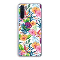 CaseCompany Tropisch 2: Oppo A91 Transparant Hoesje