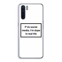 CaseCompany I'm dope: Oppo A91 Transparant Hoesje