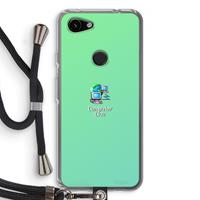 CaseCompany Win98: Pixel 3a Transparant Hoesje met koord