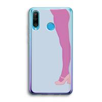 CaseCompany Pink panty: Huawei P30 Lite Transparant Hoesje