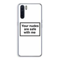 CaseCompany Safe with me: Oppo A91 Transparant Hoesje