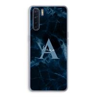CaseCompany Midnight Marble: Oppo A91 Transparant Hoesje