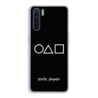 CaseCompany Squid Game: Oppo A91 Transparant Hoesje