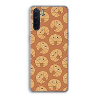 CaseCompany Croissant: Oppo A91 Transparant Hoesje