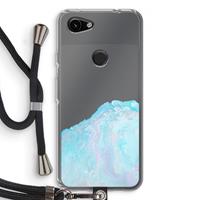 CaseCompany Fantasie pastel: Pixel 3a Transparant Hoesje met koord