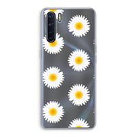 CaseCompany Margrietjes: Oppo A91 Transparant Hoesje