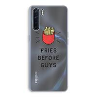 CaseCompany Fries before guys: Oppo A91 Transparant Hoesje
