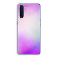 CaseCompany Clouds pastel: Oppo A91 Transparant Hoesje